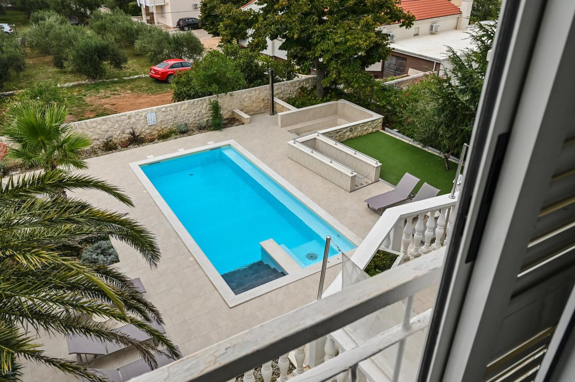 Seagull Pool Apartments & Studios Novalja Szoba fotó